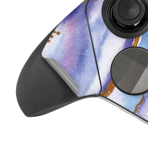 Blue Violet Watercolor Geode Xbox Elite Wireless Controller Series 2 Skin