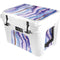Blue Violet Watercolor Geode YETI Tundra 35 Hard Cooler Skin