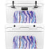 Blue Violet Watercolor Geode YETI Tundra 45 Hard Cooler Skin