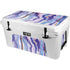 Blue Violet Watercolor Geode YETI Tundra 65 Hard Cooler Skin