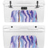 Blue Violet Watercolor Geode YETI Tundra 65 Hard Cooler Skin