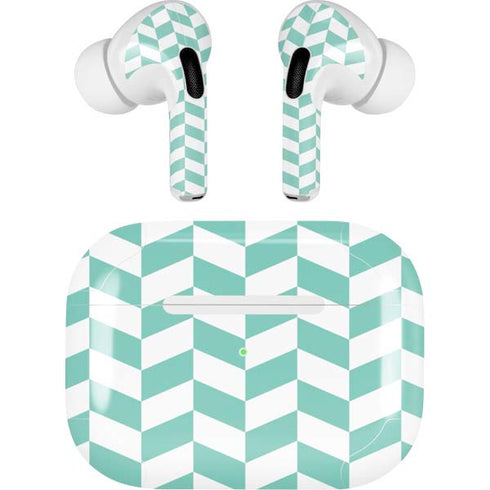 Blue White Chevron AirPods Pro 2nd Gen Skin