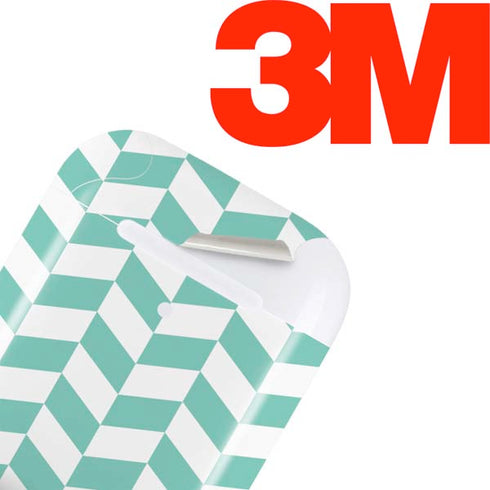 Blue White Chevron Apple AirPods Skin