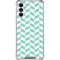 Blue White Chevron Galaxy A13 5G Clear Case