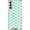 Blue White Chevron Galaxy A15 5G Clear Case