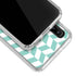 Blue White Chevron Galaxy A30 Clear Case