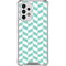 Blue White Chevron Galaxy A33 5G Clear Case