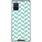 Blue White Chevron Galaxy A51 5G Clear Case