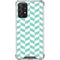 Blue White Chevron Galaxy A72 5G Clear Case