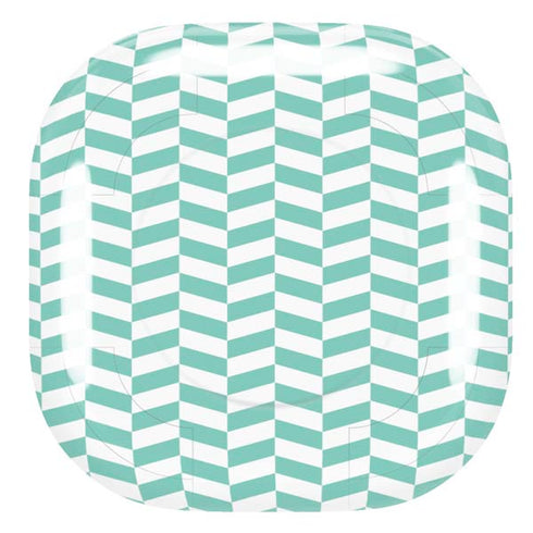 Blue White Chevron Galaxy Buds Live Skin