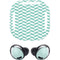 Blue White Chevron Galaxy Buds Pro Skin
