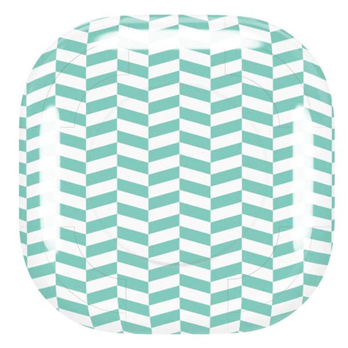 Blue White Chevron Galaxy Buds Pro Skin