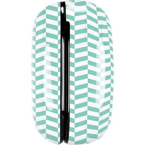 Blue White Chevron Galaxy Buds Pro Skin