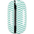 Blue White Chevron Galaxy Buds Pro Skin