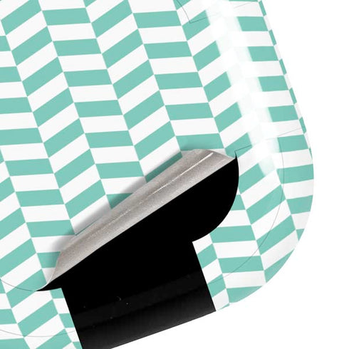 Blue White Chevron Galaxy Buds Pro Skin
