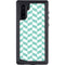 Blue White Chevron Galaxy Note 10 Waterproof Case