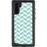Blue White Chevron Galaxy Note 10 Waterproof Case