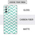 Blue White Chevron Galaxy Note20 5G Skin