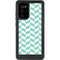 Blue White Chevron Galaxy Note20 5G Waterproof Case