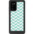 Blue White Chevron Galaxy Note20 5G Waterproof Case