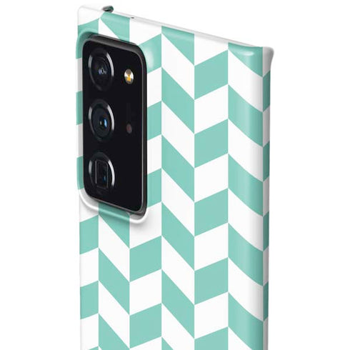 Blue White Chevron Galaxy Note20 Ultra 5G Lite Case
