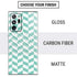 Blue White Chevron Galaxy Note20 Ultra 5G Skin