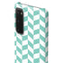 Blue White Chevron Galaxy S20 Lite Case