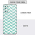 Blue White Chevron Galaxy S20 Skin