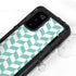 Blue White Chevron Galaxy S20 Waterproof Case
