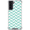 Blue White Chevron Galaxy S21 5G Clear Case