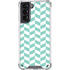 Blue White Chevron Galaxy S21 5G Clear Case