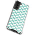 Blue White Chevron Galaxy S21 5G Clear Case