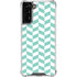 Blue White Chevron Galaxy S21 FE Clear Case