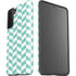 Blue White Chevron Galaxy S21 FE Pro Case