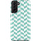 Blue White Chevron Galaxy S21 Plus 5G Pro Case