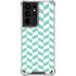 Blue White Chevron Galaxy S21 Ultra 5G Clear Case