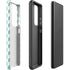 Blue White Chevron Galaxy S21 Ultra 5G Pro Case