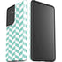 Blue White Chevron Galaxy S21 Ultra 5G Pro Case