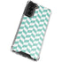 Blue White Chevron Galaxy S22 Plus Clear Case