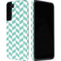 Blue White Chevron Galaxy S22 Plus Pro Case
