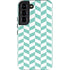 Blue White Chevron Galaxy S22 Pro Case