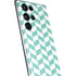 Blue White Chevron Galaxy S22 Ultra Skin