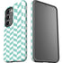 Blue White Chevron Galaxy S23 Pro Case