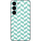Blue White Chevron Galaxy S23 Skin