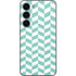 Blue White Chevron Galaxy S23 Skin