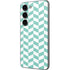 Blue White Chevron Galaxy S23 Skin