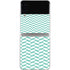 Blue White Chevron Galaxy Z Flip3 5G Skin