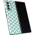 Blue White Chevron Galaxy Z Fold2 5G Skin