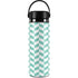 Blue White Chevron Hydro Flask 20oz Wide Mouth Skin