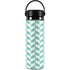 Blue White Chevron Hydro Flask 20oz Wide Mouth Skin